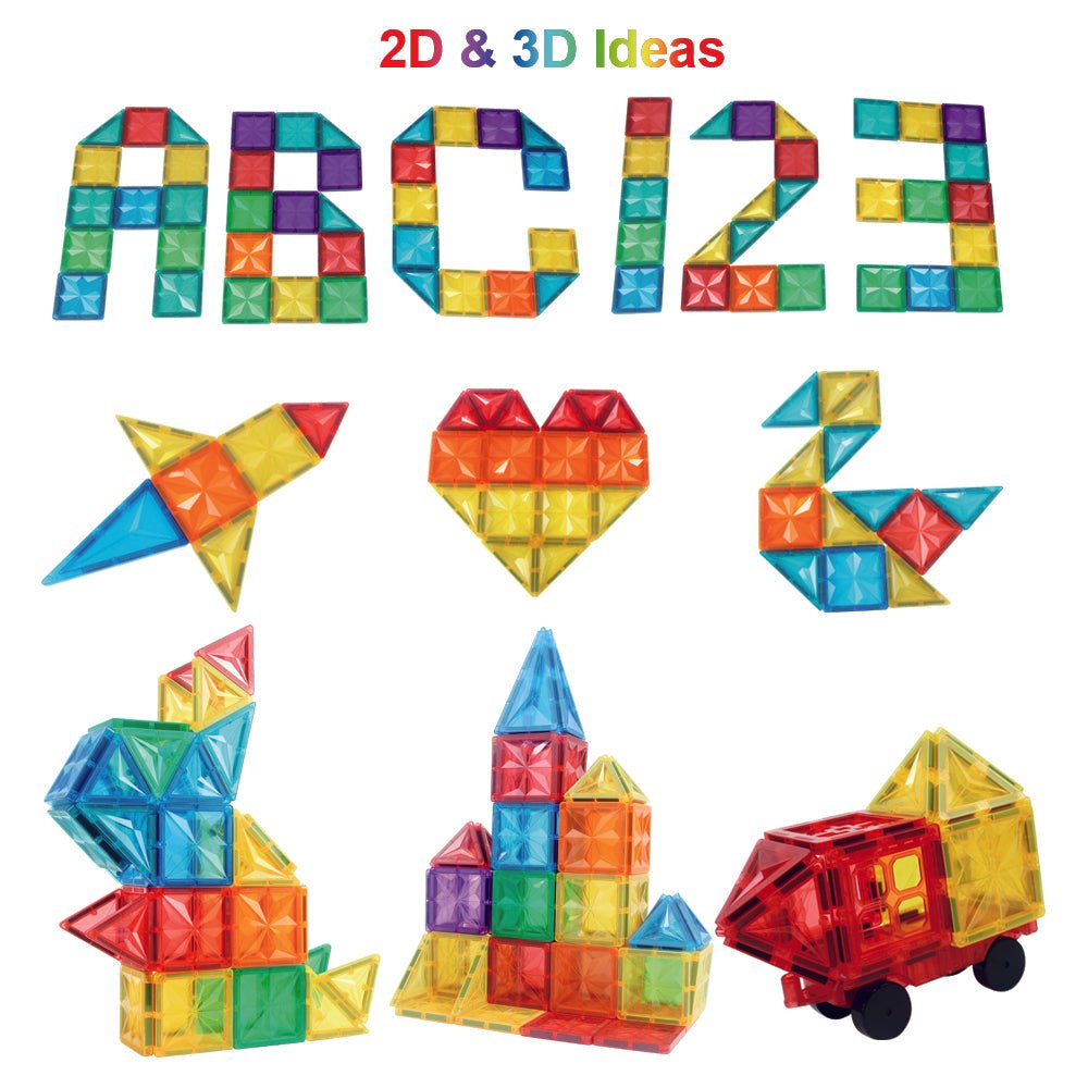 Condis Jeux de Aimantés Construction Magnetiques Enfants 101 PCS, Joue ...