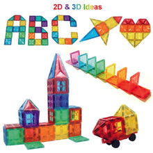 Charger l&#39;image dans la galerie, Condis Magnetic Building Tiles for Kids 60 pcs, Magnetic Blocks Set Construction STEM Magnets Toys for Children Boys and Girls Age 3 4 5 6 7 Year Old - Condistoys
